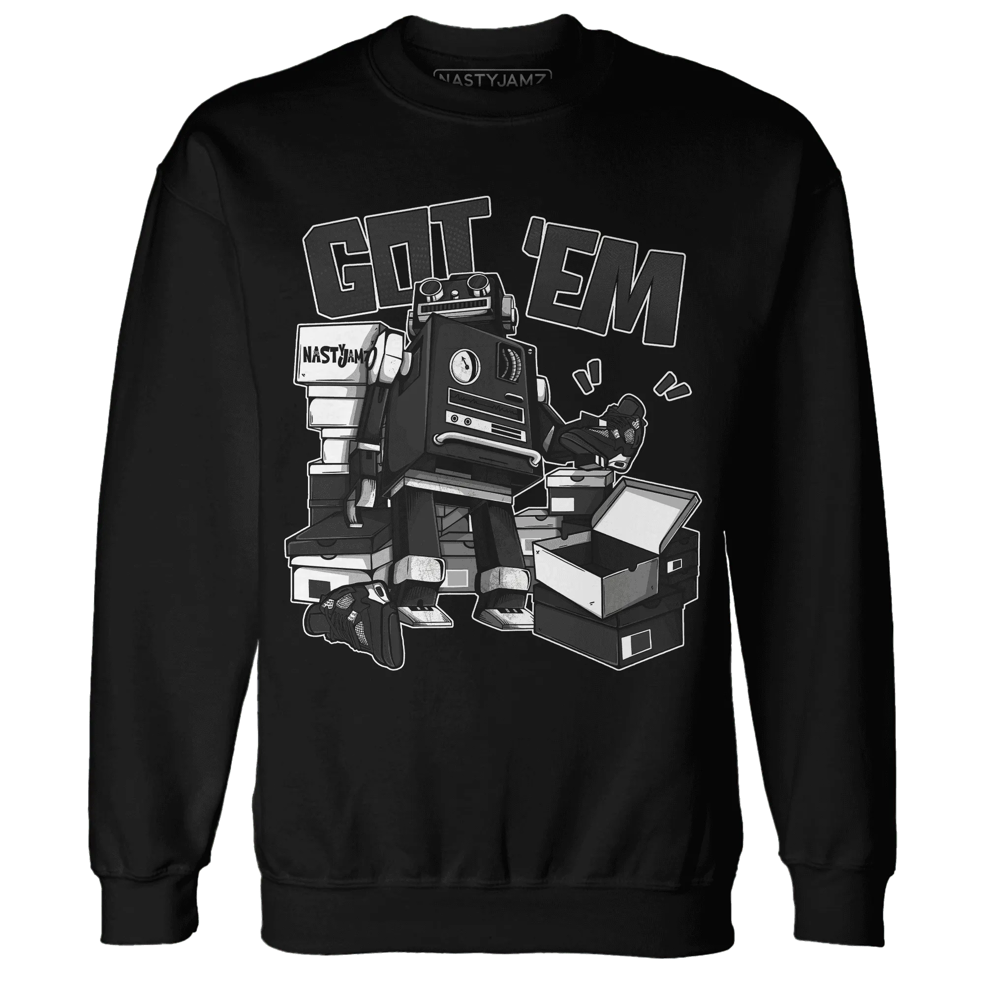 White-Thunder-4s-Sweatshirt-Match-Trooper-Got-Em