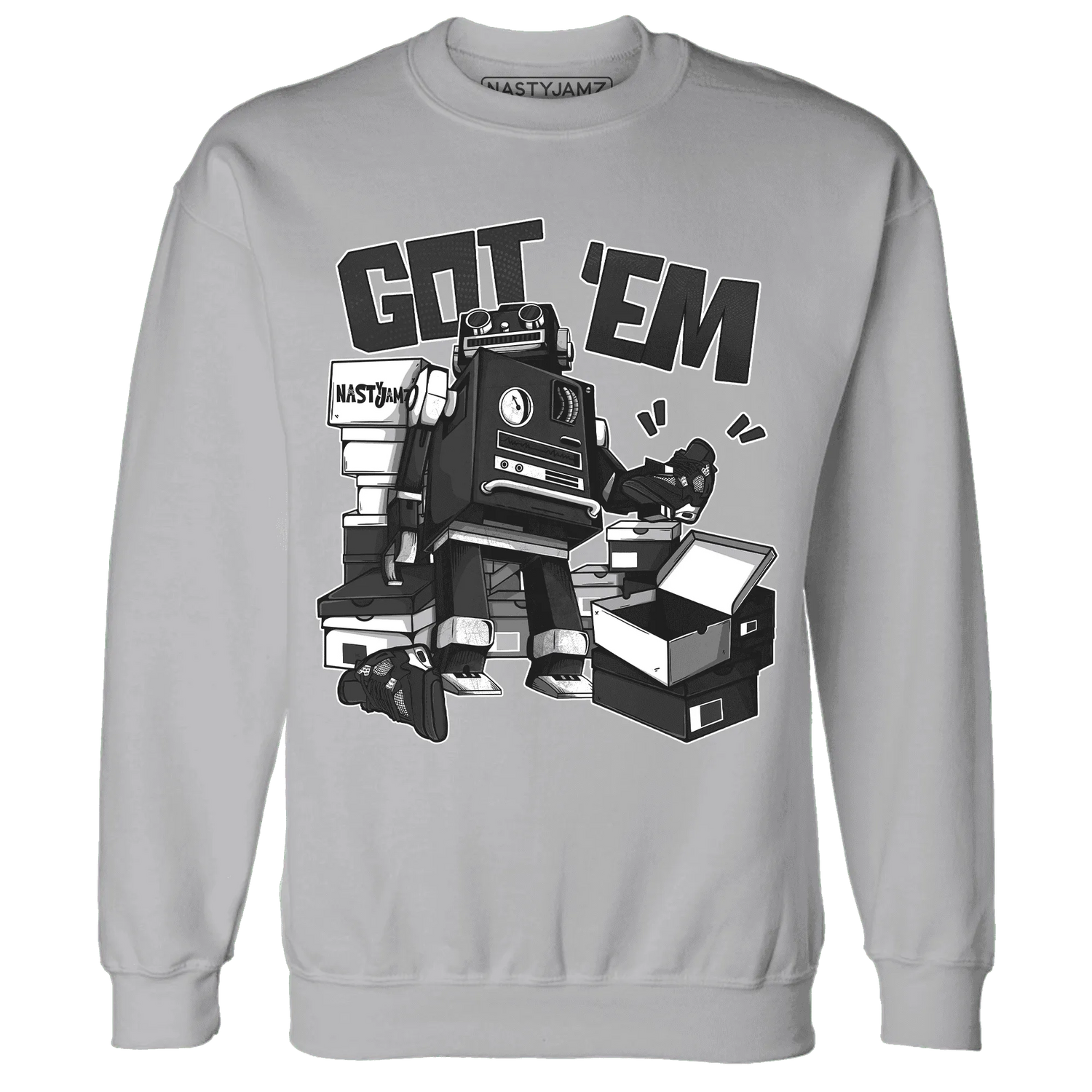 White-Thunder-4s-Sweatshirt-Match-Trooper-Got-Em