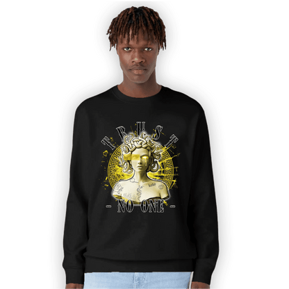 Vivid Sulfur 4s Sweatshirt Match Trust No One Medusa - NastyJamz