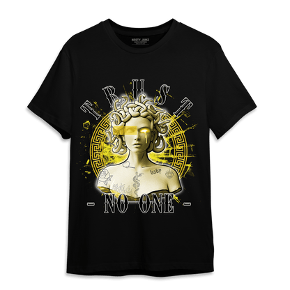 Vivid Sulfur 4s T Shirt Match Trust No One Medusa - NastyJamz
