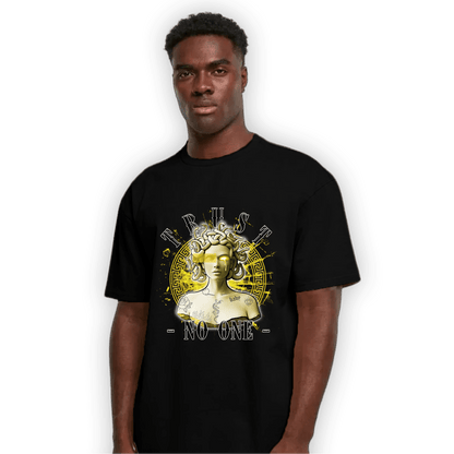Vivid Sulfur 4s T Shirt Match Trust No One Medusa - NastyJamz