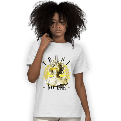 Vivid Sulfur 4s T Shirt Match Trust No One Medusa - NastyJamz