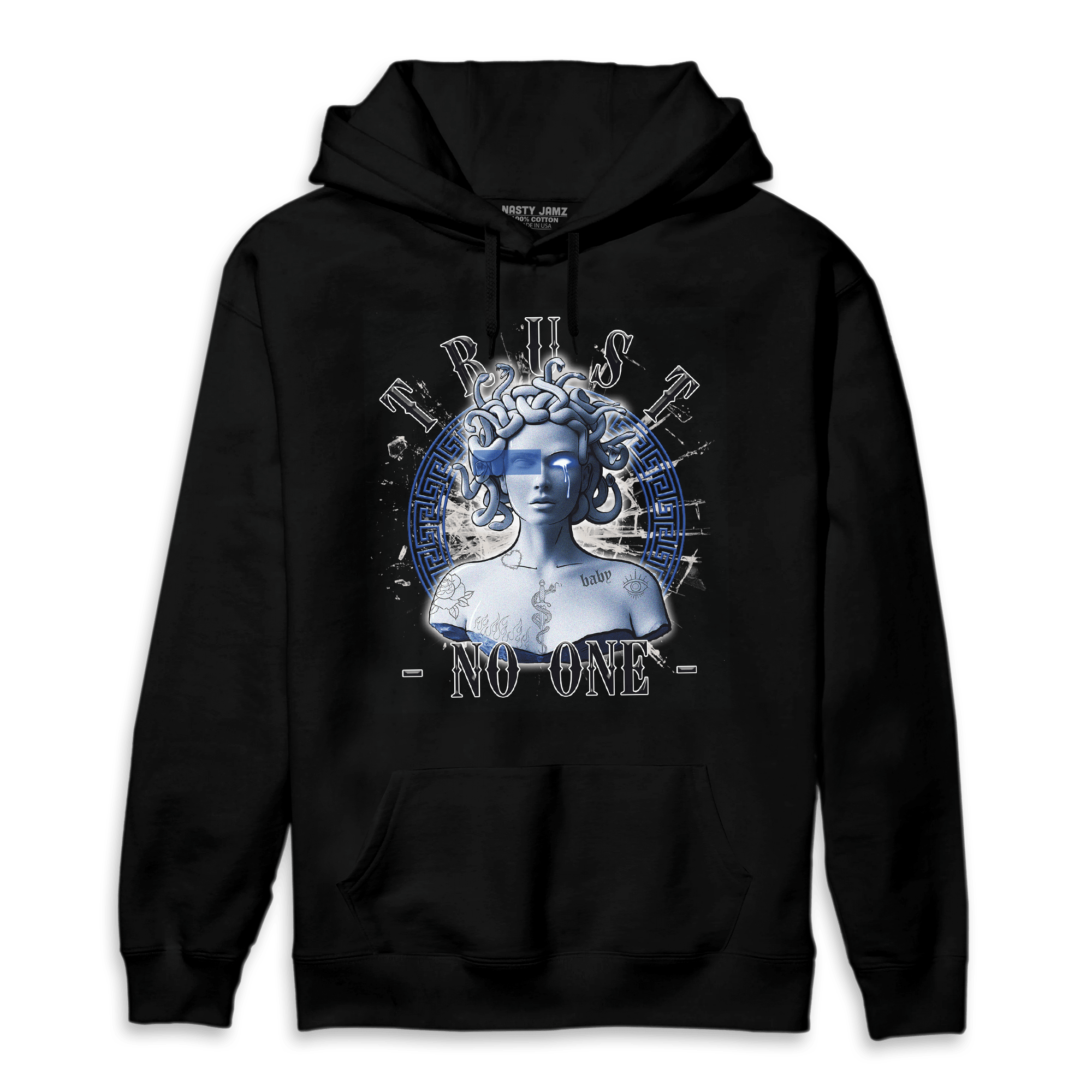 Air Max 1 86 Royal Hoodie Match Trust No One Medusa - NastyJamz