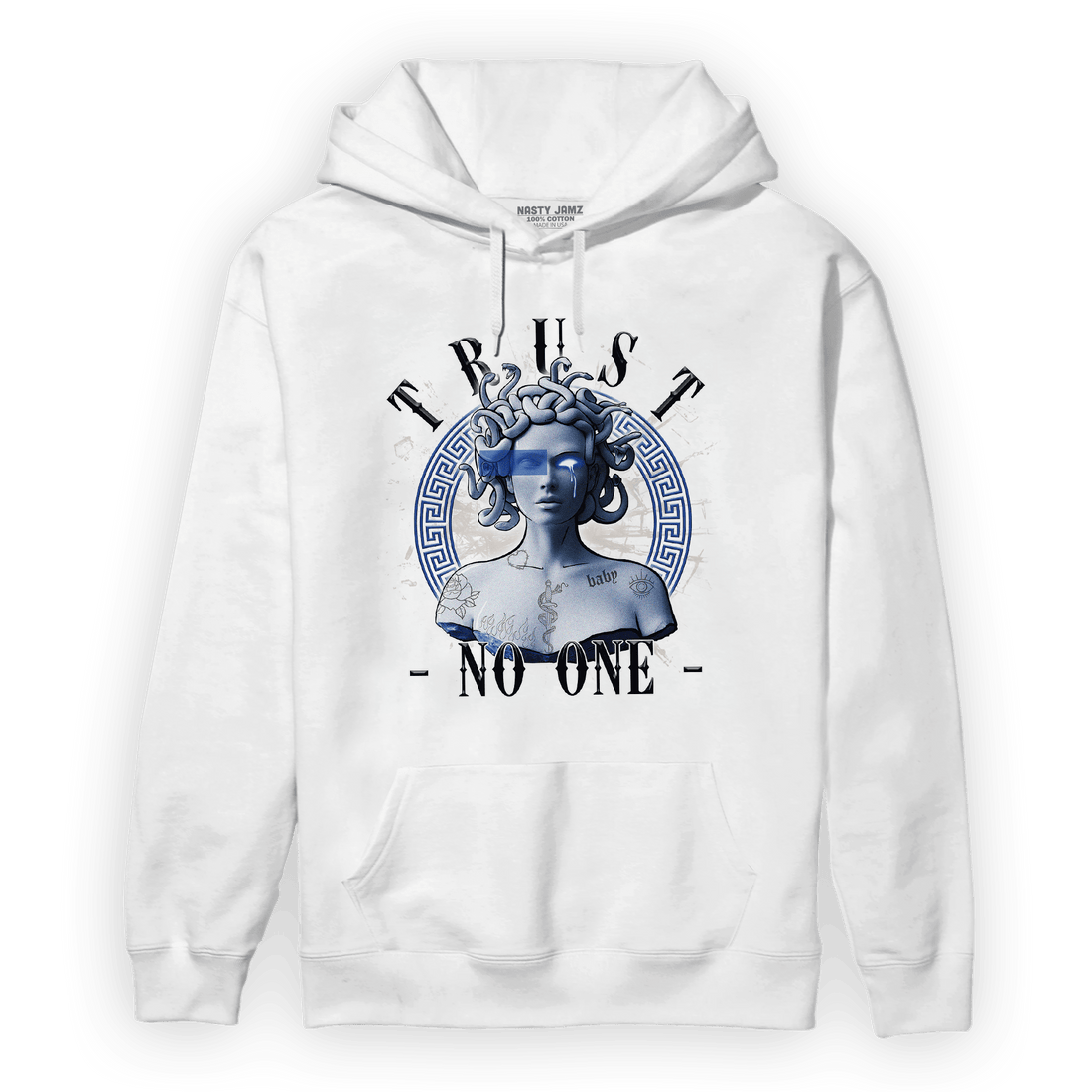 Air Max 1 86 Royal Hoodie Match Trust No One Medusa - NastyJamz