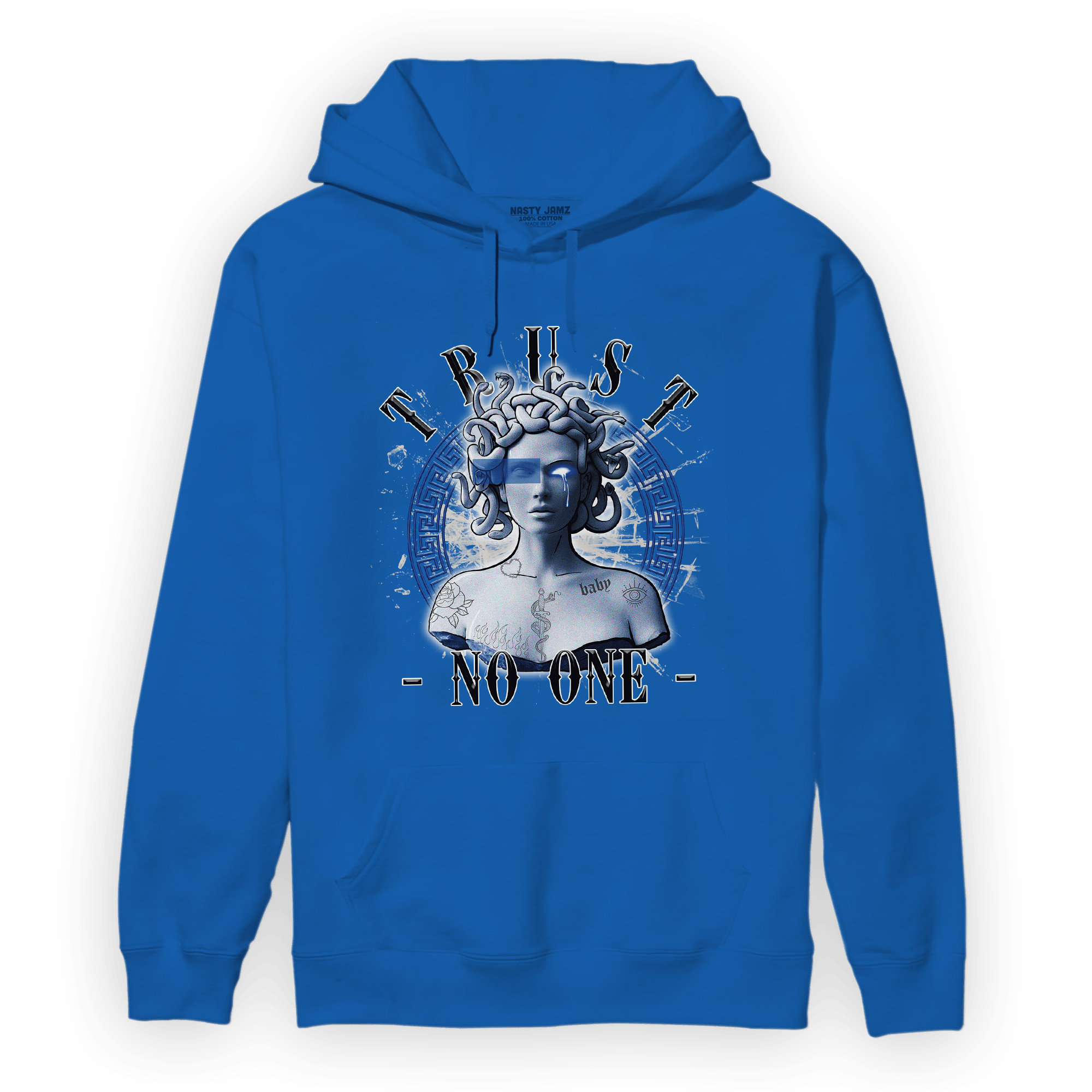 Air Max 1 86 Royal Hoodie Match Trust No One Medusa - NastyJamz