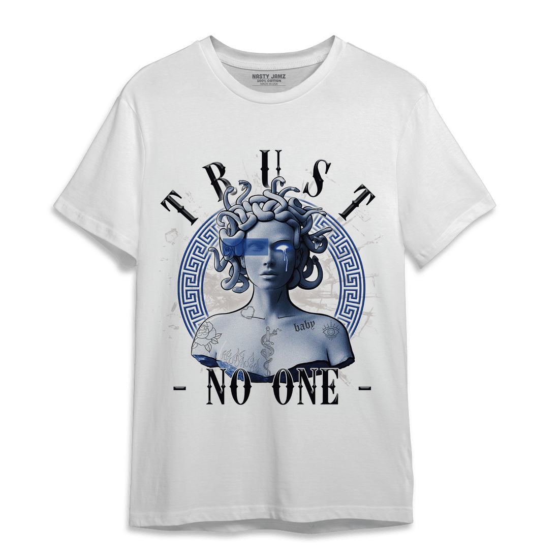 Air Max 1 86 Royal T Shirt Match Trust No One Medusa - NastyJamz