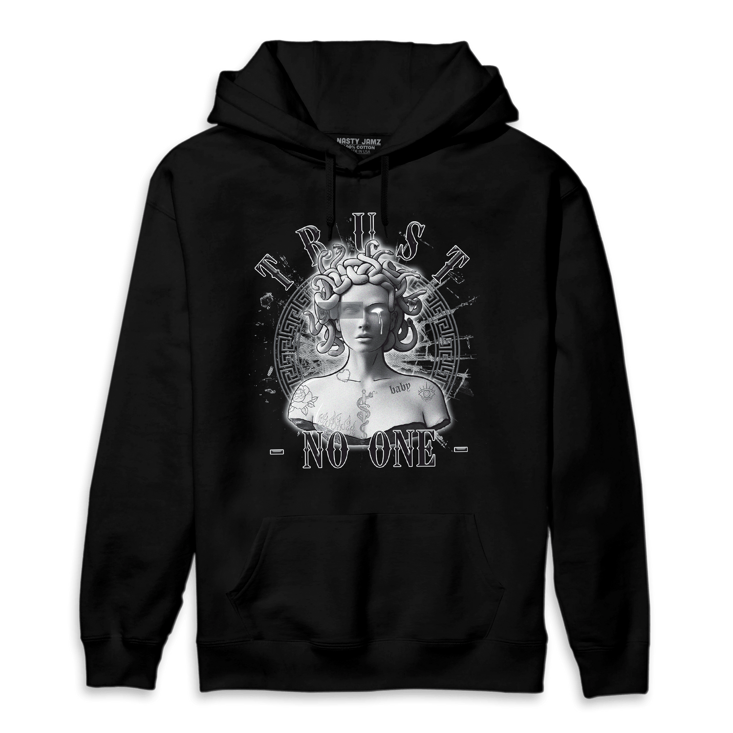 Air Max 90 Iron Grey Hoodie Match Trust No One Medusa - NastyJamz