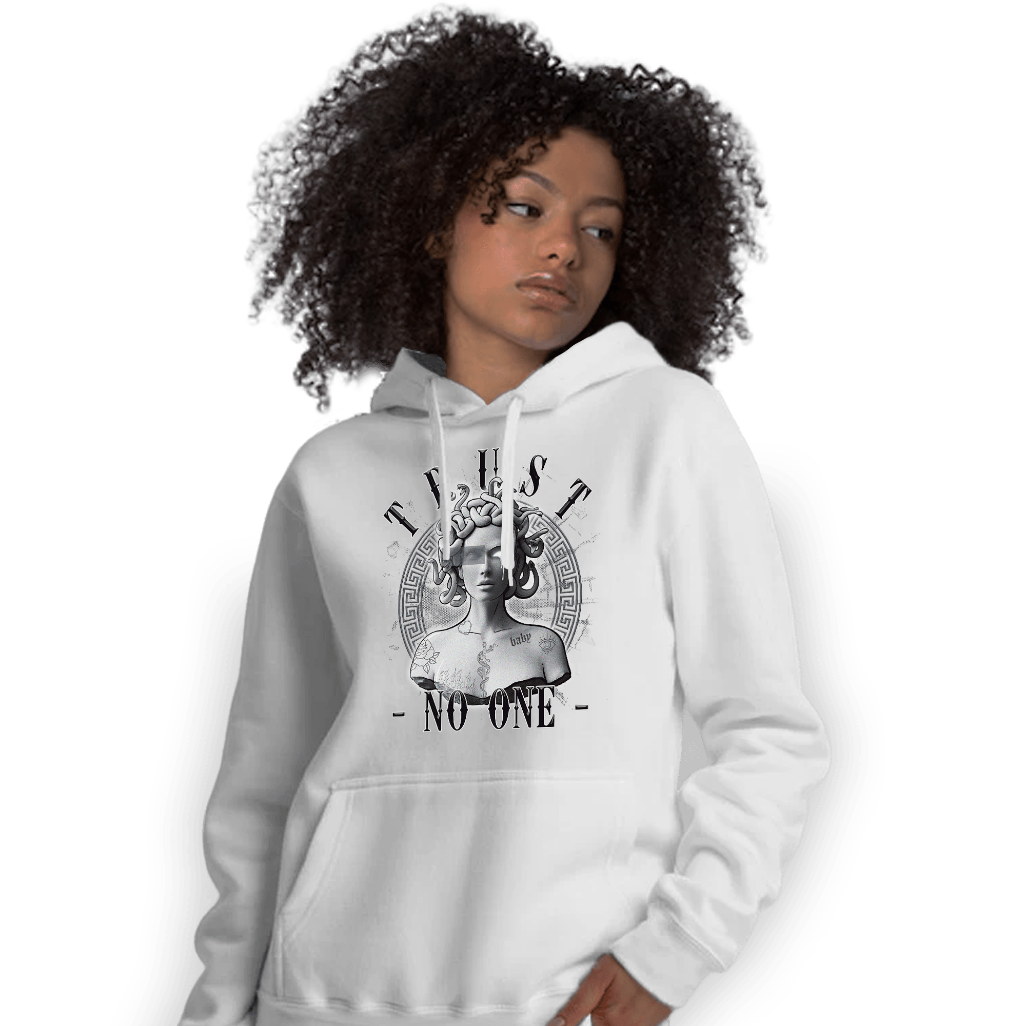 Air Max 90 Iron Grey Hoodie Match Trust No One Medusa - NastyJamz