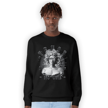 Air Max 90 Iron Grey Sweatshirt Match Trust No One Medusa - NastyJamz