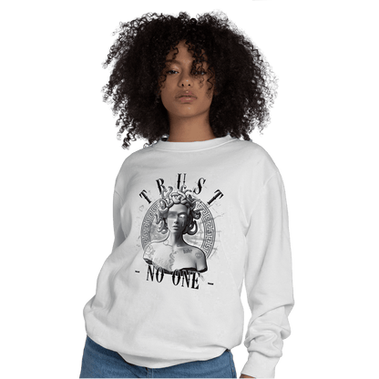 Air Max 90 Iron Grey Sweatshirt Match Trust No One Medusa - NastyJamz