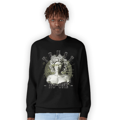 Yeezy Slide Resin Sweatshirt Match Trust No One Medusa - NastyJamz