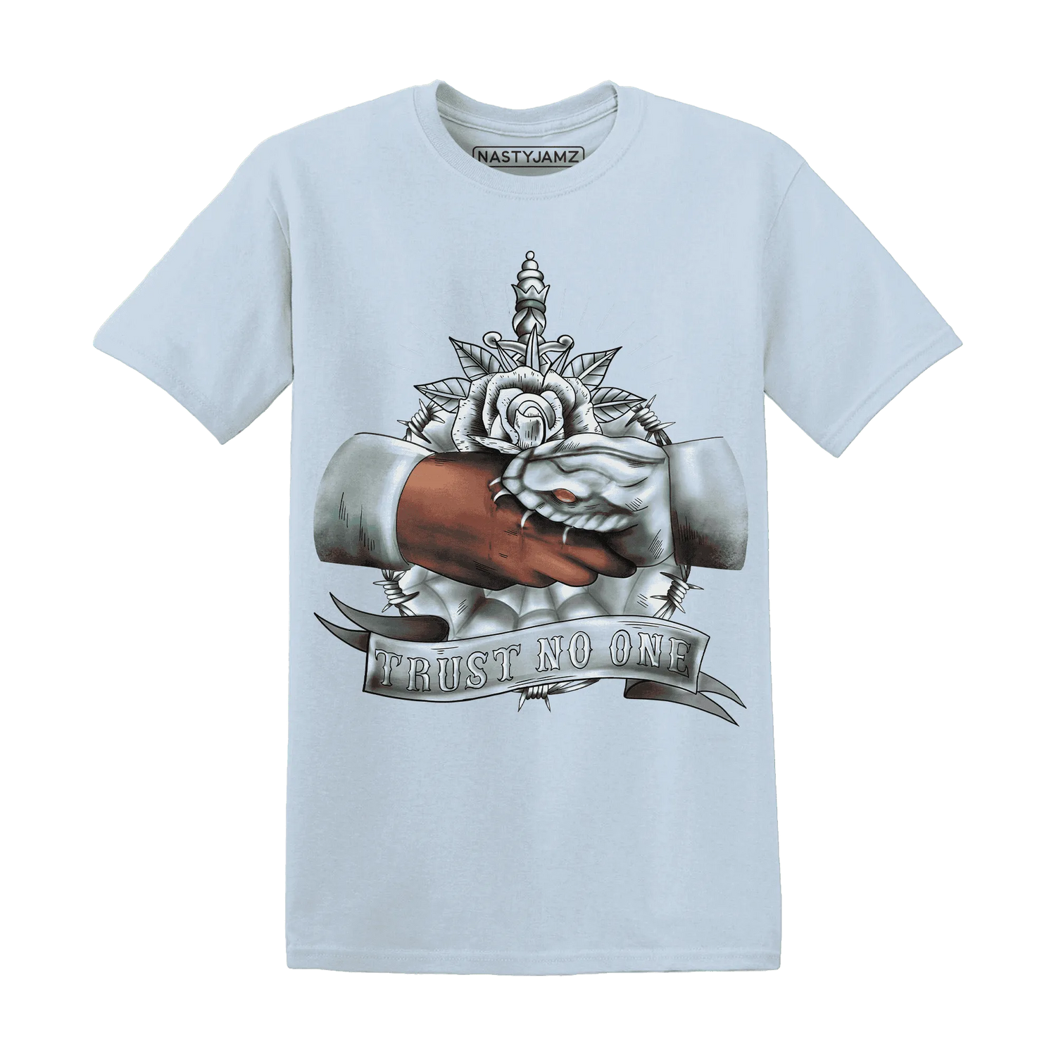 NastyJamz-AF-1-Low-Jade-Ice-White-T-Shirt-Match-Trust-No-One-Old-School