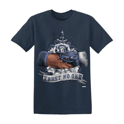 Low-Diffused-Blue-11s-T-Shirt-Match-Trust-No-One-Old-School
