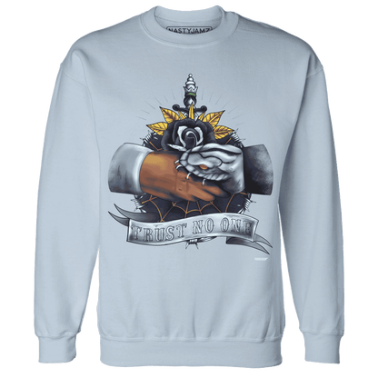 First In Flight 1s Sweatshirt Match Trust No One Old School - NastyJamz