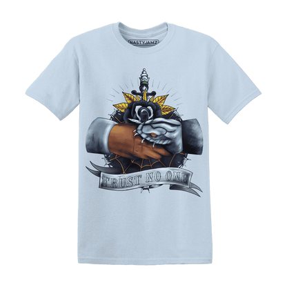First In Flight 1s T Shirt Match Trust No One Old School - NastyJamz