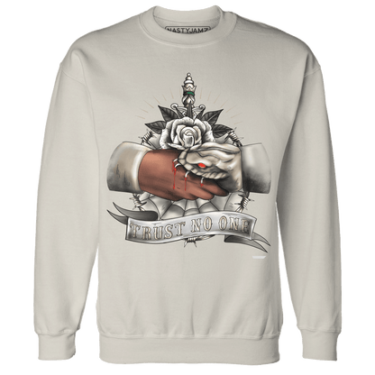 Latte 1s Sweatshirt Match Trust No One Old School - NastyJamz