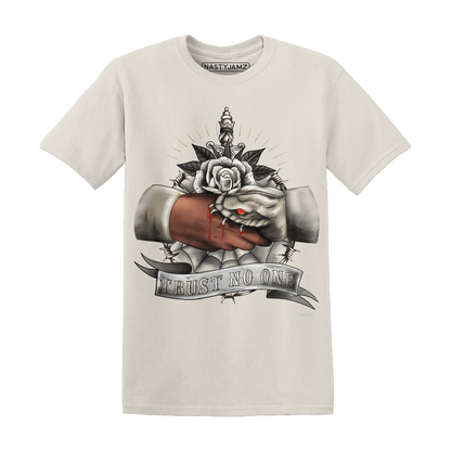 Latte 1s T Shirt Match Trust No One Old School - NastyJamz