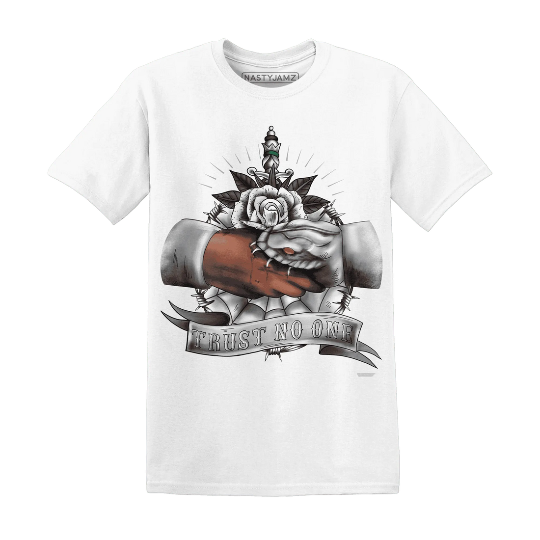 Wolf-Grey-1s-T-Shirt-Match-Trust-No-One-Old-School