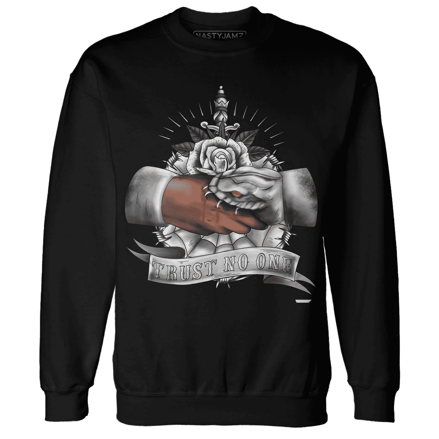 Wolf-Grey-1s-Sweatshirt-Match-Trust-No-One-Old-School