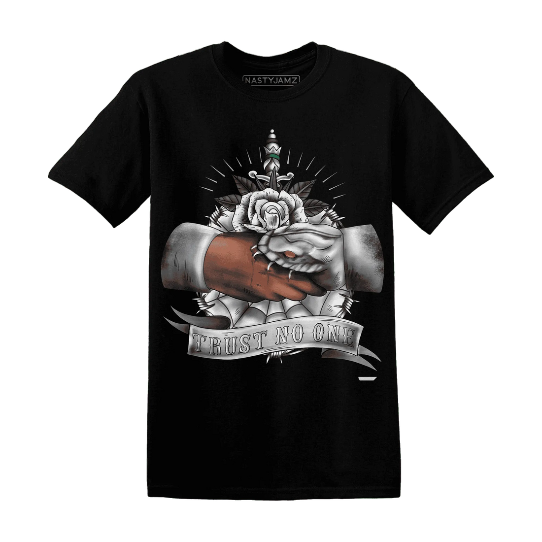 Wolf-Grey-1s-T-Shirt-Match-Trust-No-One-Old-School