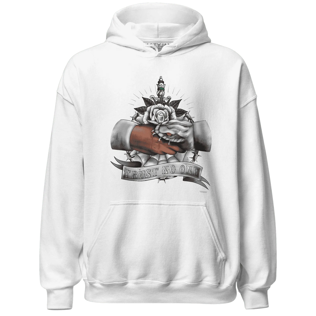 Wolf-Grey-1s-Hoodie-Match-Trust-No-One-Old-School