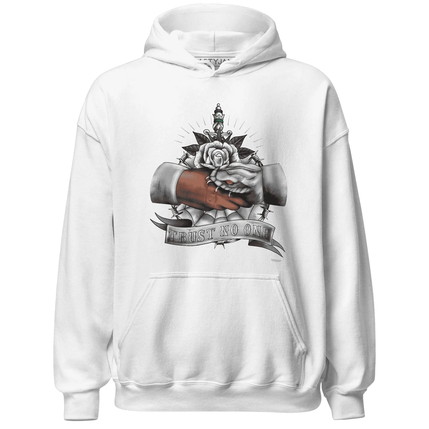 Wolf-Grey-1s-Hoodie-Match-Trust-No-One-Old-School