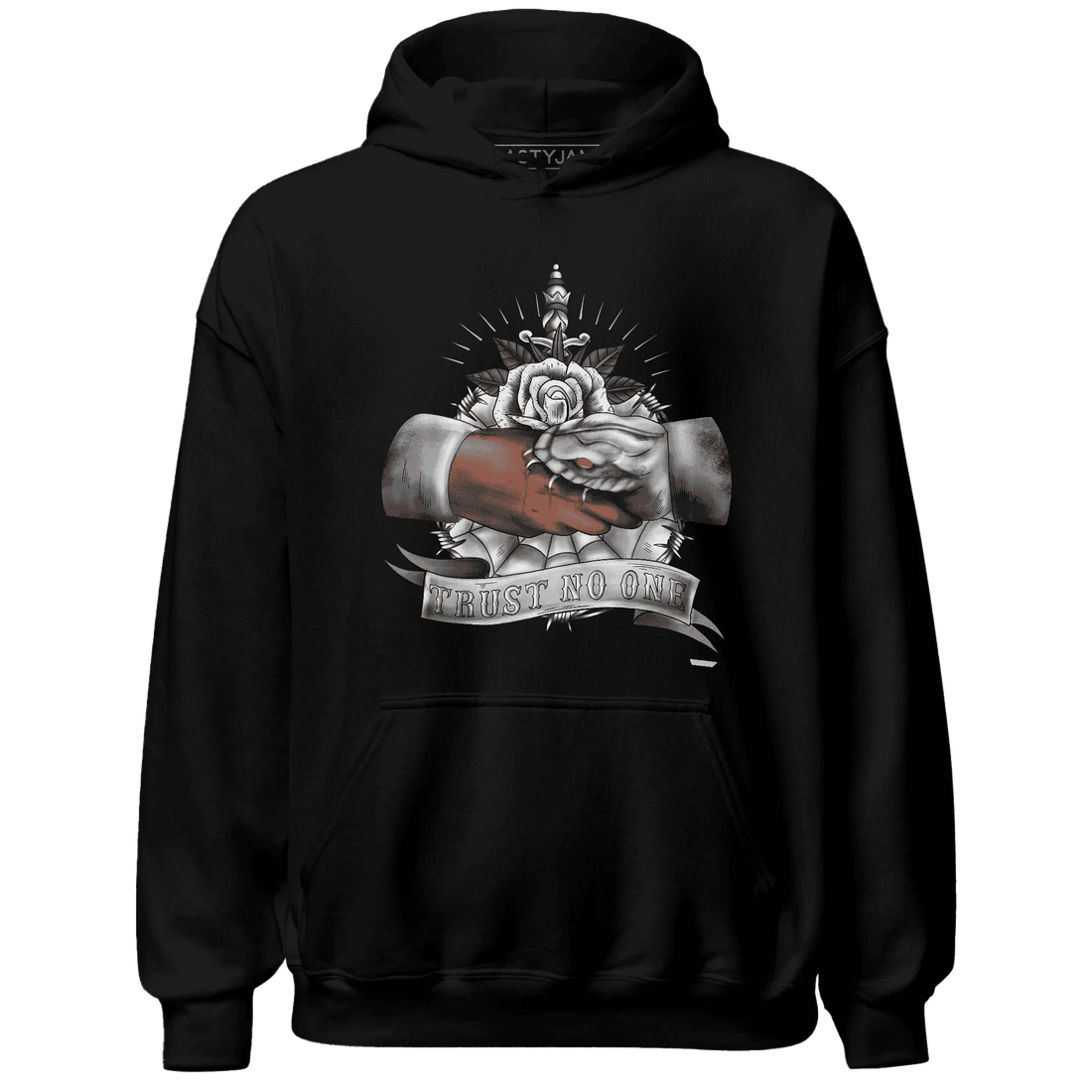 Wolf-Grey-1s-Hoodie-Match-Trust-No-One-Old-School