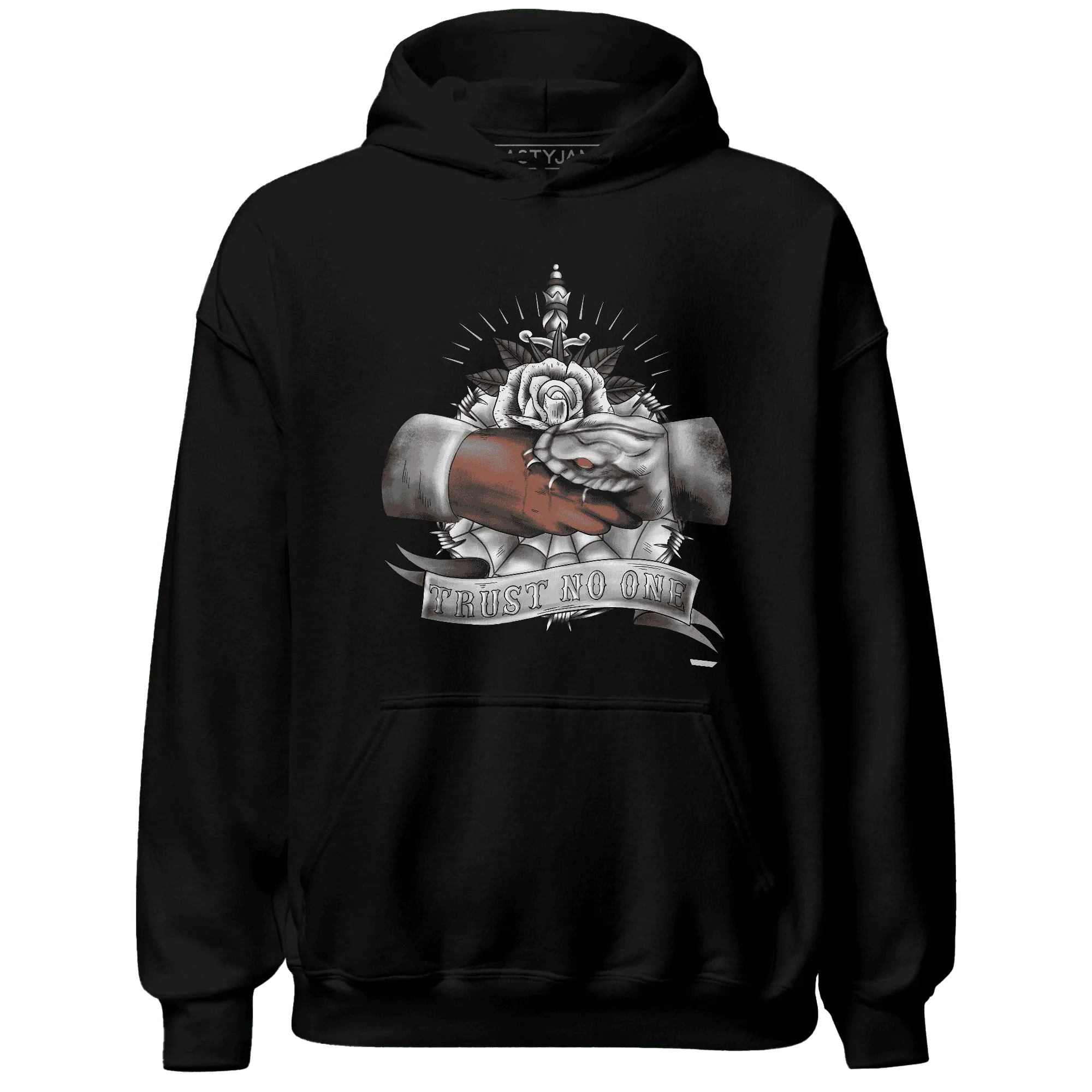 Wolf-Grey-1s-Hoodie-Match-Trust-No-One-Old-School