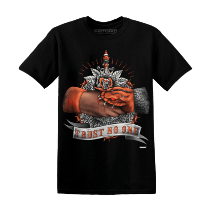 Georgia Peach 3s T Shirt Match Trust No One Old School - NastyJamz