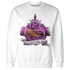 GS Hyper Violet 4s Sweatshirt Match Trust No One Old School - NastyJamz
