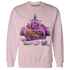 GS Hyper Violet 4s Sweatshirt Match Trust No One Old School - NastyJamz