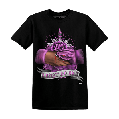 GS Hyper Violet 4s T Shirt Match Trust No One Old School - NastyJamz