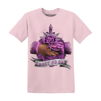 GS Hyper Violet 4s T Shirt Match Trust No One Old School - NastyJamz