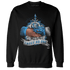 Industrial Blue 4s Sweatshirt Match Trust No One Old School - NastyJamz