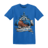 Industrial Blue 4s T Shirt Match Trust No One Old School - NastyJamz
