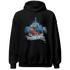 Industrial Blue 4s Hoodie Match Trust No One Old School - NastyJamz