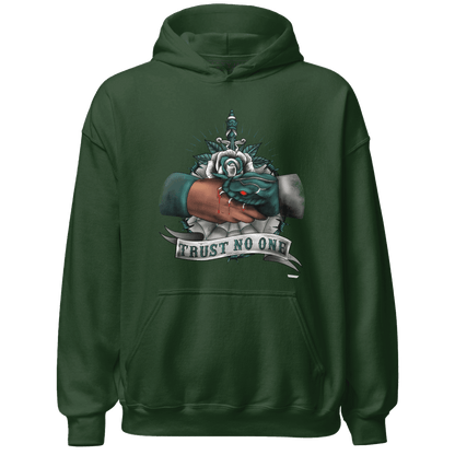 Oxidized Green 4s Hoodie Match Trust No One Old School - NastyJamz
