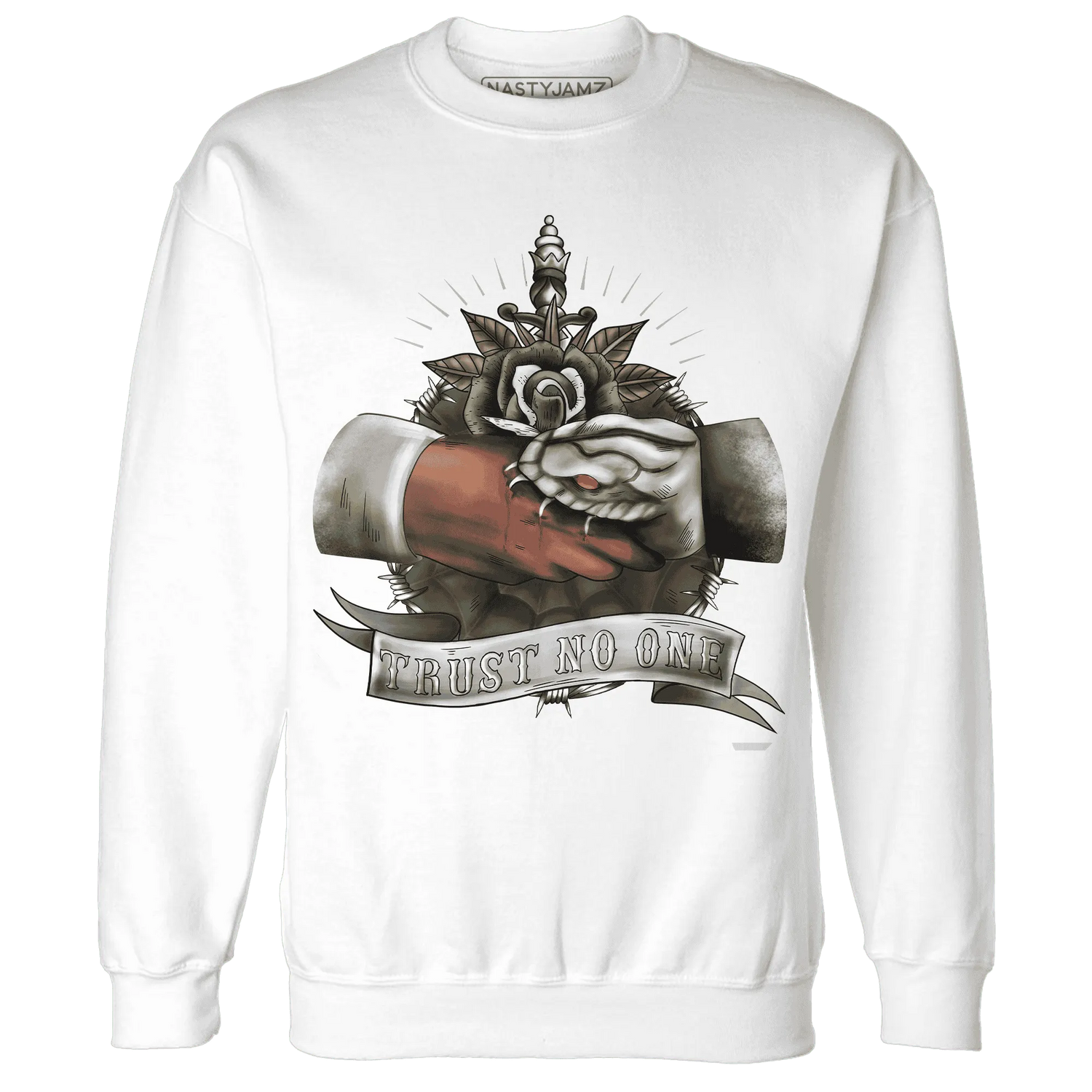 AM-1-Essential-Premium-NastyJamz-Sweatshirt-Match-Trust-No-One-Old-School