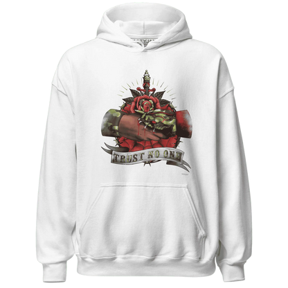 AM-90-Dark-Sage-Solar-Red-NastyJamz-Hoodie-Match-Trust-No-One-Old-School
