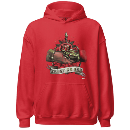 AM-90-Dark-Sage-Solar-Red-NastyJamz-Hoodie-Match-Trust-No-One-Old-School