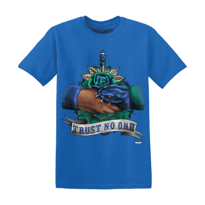 Dunk-Hyper-Royal-Malachite-NastyJamz-T-Shirt-Match-Trust-No-One-Old-School