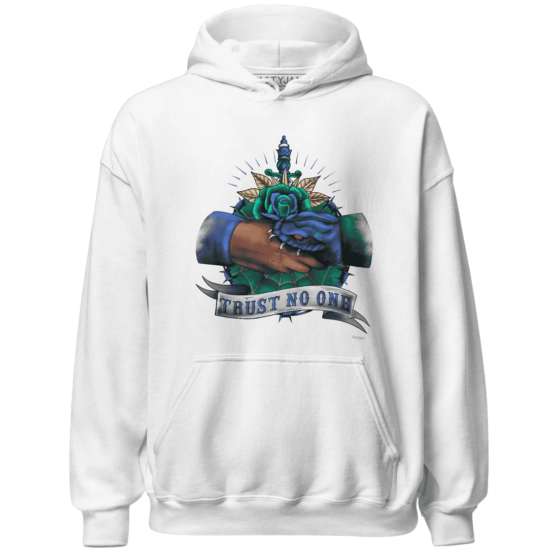Dunk-Hyper-Royal-Malachite-NastyJamz-Hoodie-Match-Trust-No-One-Old-School