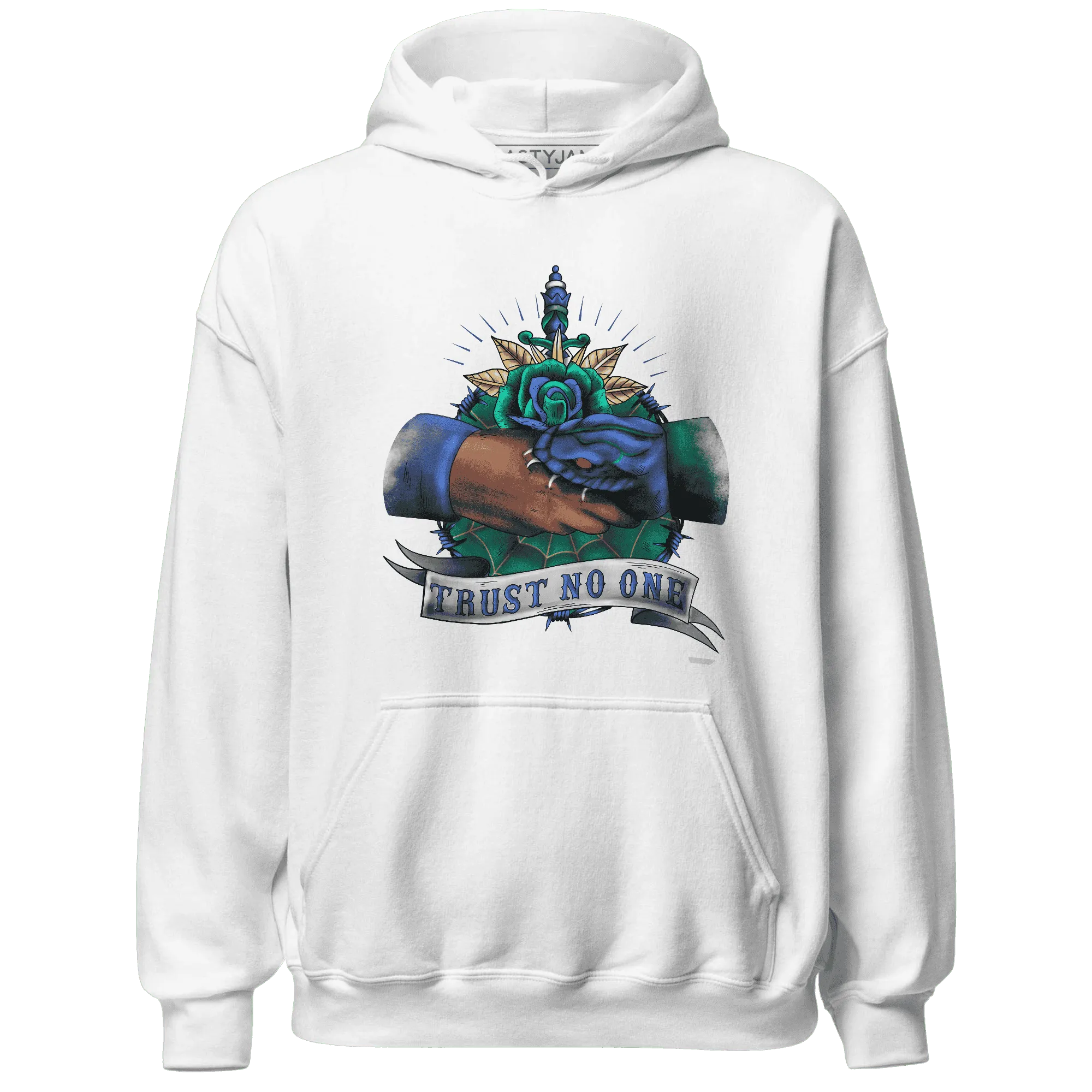 Dunk-Hyper-Royal-Malachite-NastyJamz-Hoodie-Match-Trust-No-One-Old-School