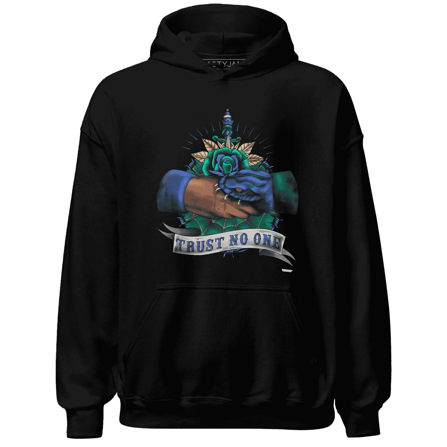 Dunk-Hyper-Royal-Malachite-NastyJamz-Hoodie-Match-Trust-No-One-Old-School