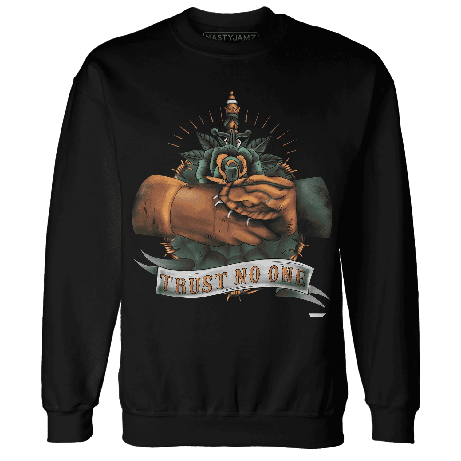 Dunk-Low-Ceramic-NastyJamz-Sweatshirt-Match-Trust-No-One-Old-School