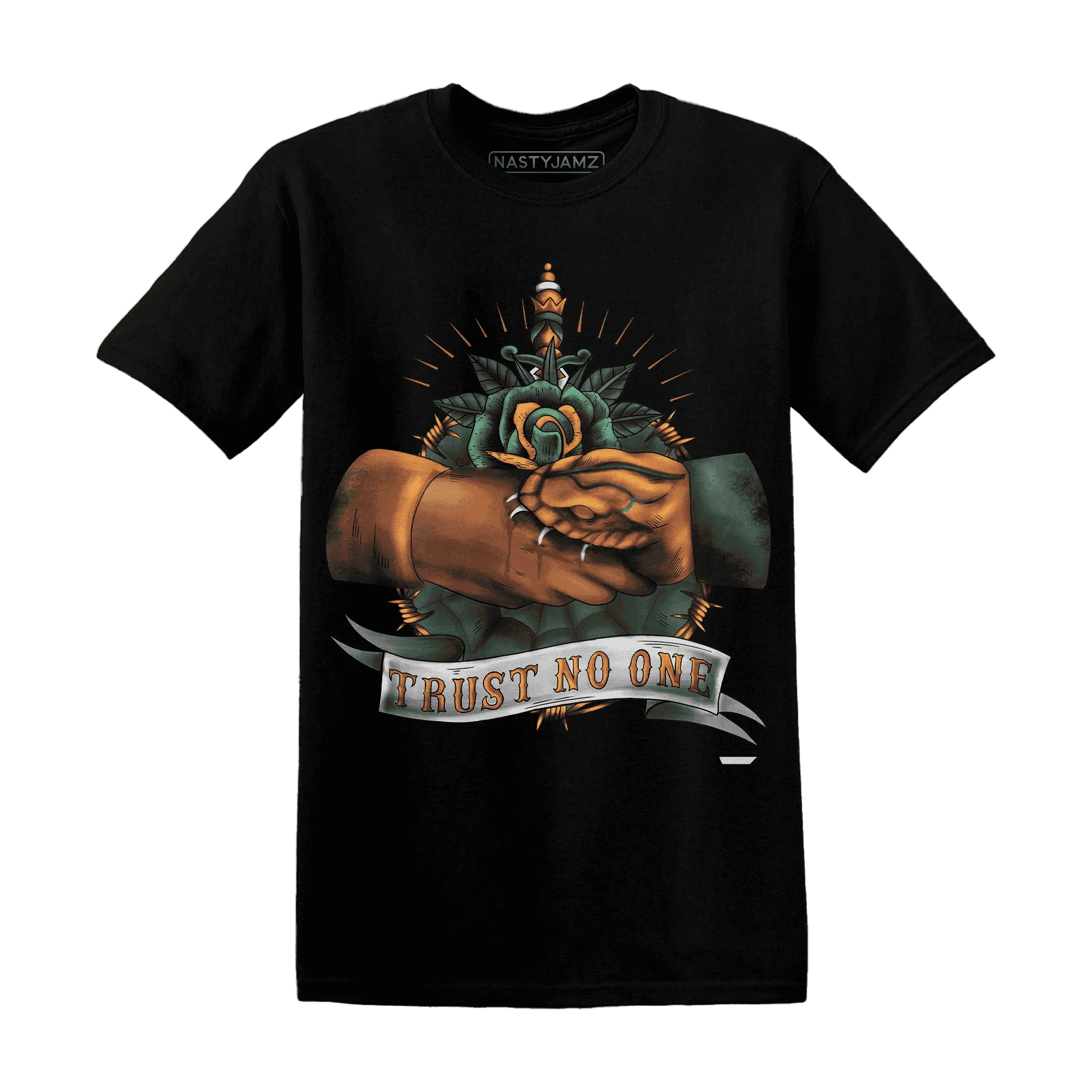 Dunk-Low-Ceramic-NastyJamz-T-Shirt-Match-Trust-No-One-Old-School
