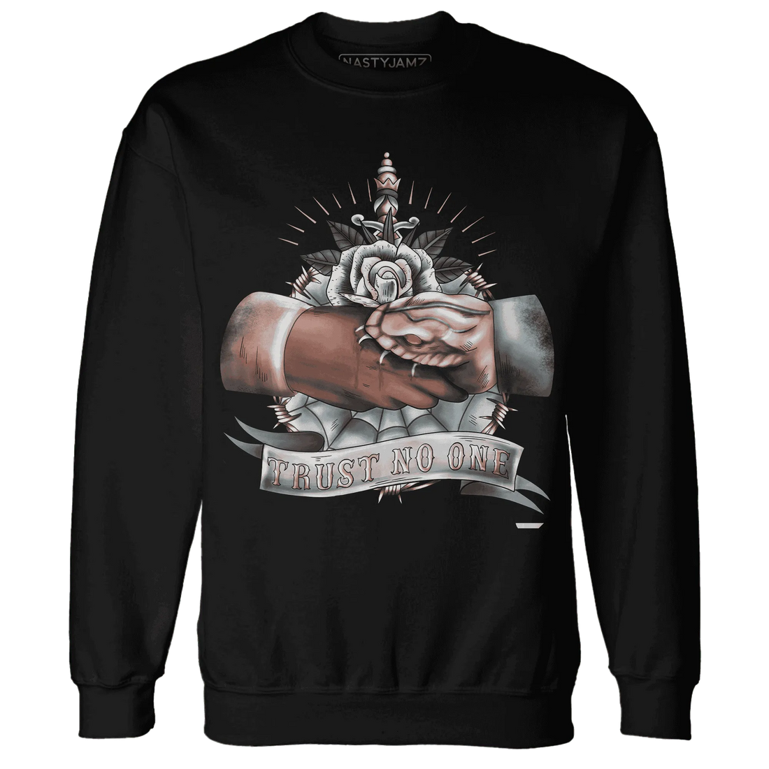 Dunk-Low-Glacier-Blue-Arctic-Orange-NastyJamz-Sweatshirt-Match-Trust-No-One-Old-School