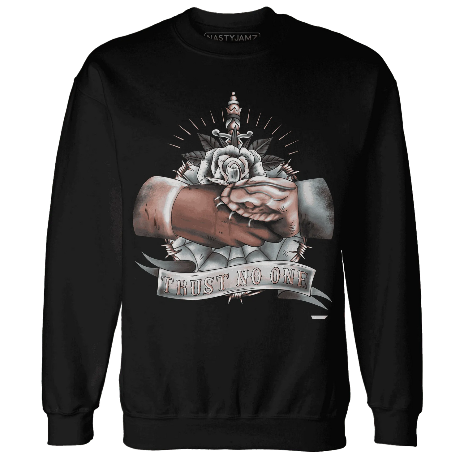Dunk-Low-Glacier-Blue-Arctic-Orange-NastyJamz-Sweatshirt-Match-Trust-No-One-Old-School