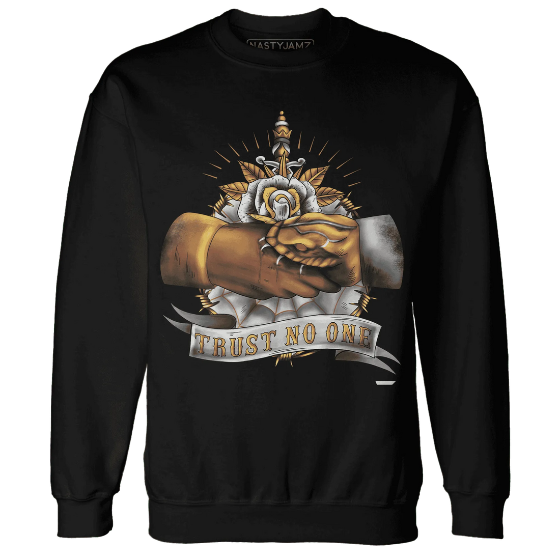 Dunk-Low-Retro-Wheat-Orange-NastyJamz-Sweatshirt-Match-Trust-No-One-Old-School