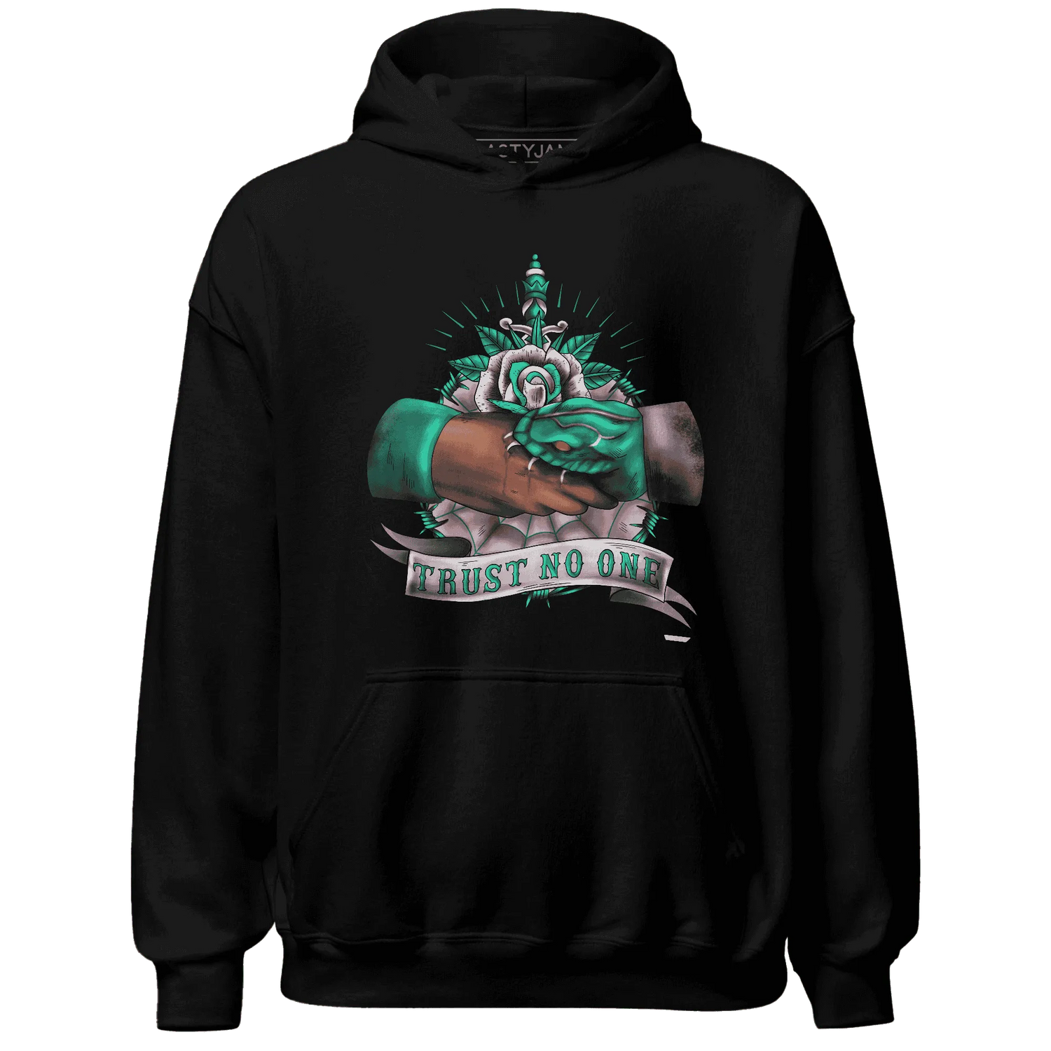 NastyJamz-Dunk-Pink-Malachite-Medium-Soft-Low-Sail-Hoodie-Match-Trust-No-One-Old-School